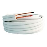 Sanitaire - distribution - tube cuivre double isol m1 - bi tube  1 / 4x0, 8 - 3 / 8x0, 8 - couronne ...