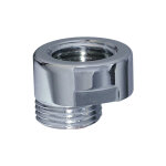 Sanitaire - distribution - raccord mle - femelle excentr de 5 mm - mle: 15x21 - femelle: 20x27