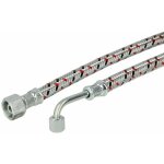 Flexible fioul sr 6 llr / coude 90� x �crou � chapeau 3 / 8'' 1250 mm