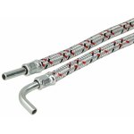 Flexible fioul universel 8 x 8 x 300 mm tubulures d'un c�t� 90� coud�