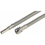 Le sanitaire - flexible inox dn8 500 mm douille diam 10 mm x raccord diam 10 mm