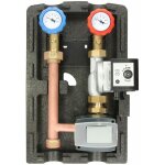 Le sanitaire - groupe de raccordement chauffage circuit mélangé avec whms et circulateur Le sanitaire - groupe de raccordement chauffage circuit mélangé avec whms et circulateur