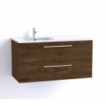 Meuble neptune h�ritage ch�ne 100 cm d�cal� - sans miroir