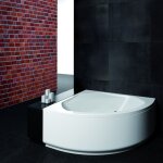 Sanitaire - pack baignoire d'angle 140x140 pop avec tablier