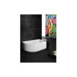 Glass - pack baignoire pop asymtrique 160x100 angle  droite avec tablier