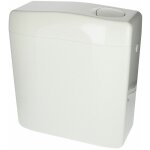 Le sanitaire - rservoir de chasse d'eau wc sanit blanc - alpin avec 2 types de rinage
