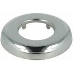 Rosace de siphon, laiton chrom 65 x 32 x 15 mm
