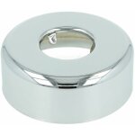Rosace de siphon, laiton, chrome 80 mm x 32 mm x 30 mm