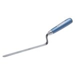 Truelle � joints haromac forme d long 10mm acier, manche bleu tremp�