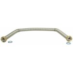 Le sanitaire - tuyau ondul inox dn16 600 mm crou  chapeau 3 / 4'' des deux cts
