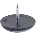 Sans marque patin glisseur pour pied de meuble avec t�flon o 25mm gris