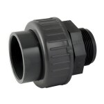 Raccord pvc pression - raccord union pvc pression mixte fm �63 - 2''