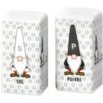 Sans marque - set sel et poivre nain de jardin