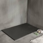 Sanycces - strato - receveur de douche - receveurs de douche - noir - 120x80x2cm