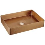 Sapho - aurum - vasque � poser, 500x350 mm, sans trop - plein, cuivre mat au303