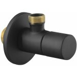 Sapho robinets d?angle - robinet d'angle avec rosace, rond, noir mat sl015 Sapho robinets d?angle - robinet d'angle avec rosace, rond, noir mat sl015
