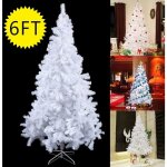 Sapin de no�l arbre de no�l artificiel pour d�coration de no�l mat�riau pvc avec pied en m�tal blanc ...