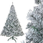 Uisebrt sapin de noël artificiel 210cm arbre de noël artificiel matériel pvc vert pour décoration de ... Uisebrt sapin de noël artificiel 210cm arbre de noël artificiel matériel pvc vert pour décoration de ...