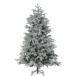 Beliani - sapin de nol artificiel effet neige 180 cm aspect naturel et raliste parfait pour tout intrieur ...