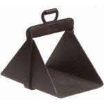 Etriers espagnols en fer noir pour selle vaquera de forme triangulaire classique Etriers espagnols en fer noir pour selle vaquera de forme triangulaire classique