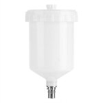 Sata peinture tasse en plastique tasse air gravit� peinture pot connecteur de filetage pour pistolet ...