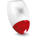 Satel sirne d'alarme filaire blanche puissante et rsistante