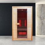 Sauna infrarouge boreal diffusion 120 - 2 places  spectre complet - 120x100