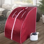 Sauna pliable cabine perspiration perdre du poids avec le contrleur de temprature  distance sauna ...