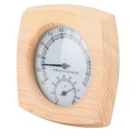 Sauna thermometer and hygrometer 2 in1 humidity temperature meter measurement equipment, wooden sauna ...
