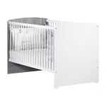 Sauthon - lit volutif 140x70 - little big bed en bois gris