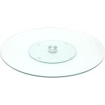 Saveur et degustation - plateau tournant en verre 45 cm