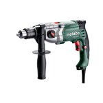Metabo - perceuse � percussion sbe 800 - 2 avec mandrin � couronne dent�e (601744510) coffret plastique ...