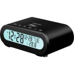 Sc0121 radio - rveil fm usb touche sensitive, fonction rveil noir - logilink
