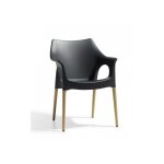 Scab - chaise avec pieds bois naturel - natura ola - vendu  l'unit - dco