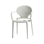 Scab design - 4 chaises design gio � accoudoirs - int�rieur et ext�rieur