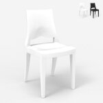 Scab design - chaise design, chaise design glenda - vendu � l'unit� - d�co blanc en plastique