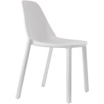 Scab design - chaise design, chaise piu interieur et exterieur blanc en plastique
