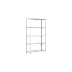 Scaffale kit 5 ripiani aste intere prometal
