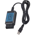 Scanner de lecteur d'outil de diagnostic usb obd ii eobd adapt pour fiat panda / punto / doble / lancia ...