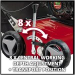 Scarificateur thermique gc - sc 4240 p (jusqu' 1200 m, 4, 2 kw, moteur  4 temps) - einhell