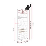 Scedil - echafaudage fast (hauteur de travail 6, 10m)