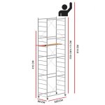 Scedil - echafaudage jolly 160 (hauteur de travail 6, 10 m)