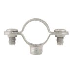 Colliers de plomberie simples standards acier zingu� embase m7 x 150 cs �14 - boite de 100