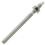 Scell - it ? tiges filet�es en acier m8 x 110 mm ? t�te hexagonale ? pointe biseaut�e pour scellement ...