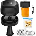 Scellant sous vide pour bocaux mason, scelleuse sous vide lectrique pour bocaux mason, machine de scellage ...