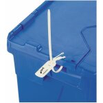 Kke - scell de scurit  corps lisse jaune - paquet de 100 scelles