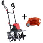 Scheppach - 2cv motoculteur motobineuse electrique mte460 + câble extension 20 mt Scheppach - 2cv motoculteur motobineuse electrique mte460 + câble extension 20 mt