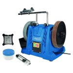 Scheppach - aff�teuse � eau tiger5000s - moteur � induction 150w, meule en corindon sup�rieur de � 200mm, ...