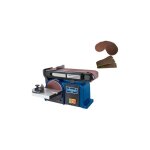 Scheppach - ponceuse  bande et  disque bts900 - meuleuse - 370w - 2850 min - 1 - plateau de ponage ...