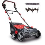 Scheppach - scarificateur et arateur lectrique sc38 ? 1600 w ? largeur de travail 38 cm ? bac de ramassage ...